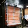 Automatic accordion type smoke curtain passed the test according to EN 12101